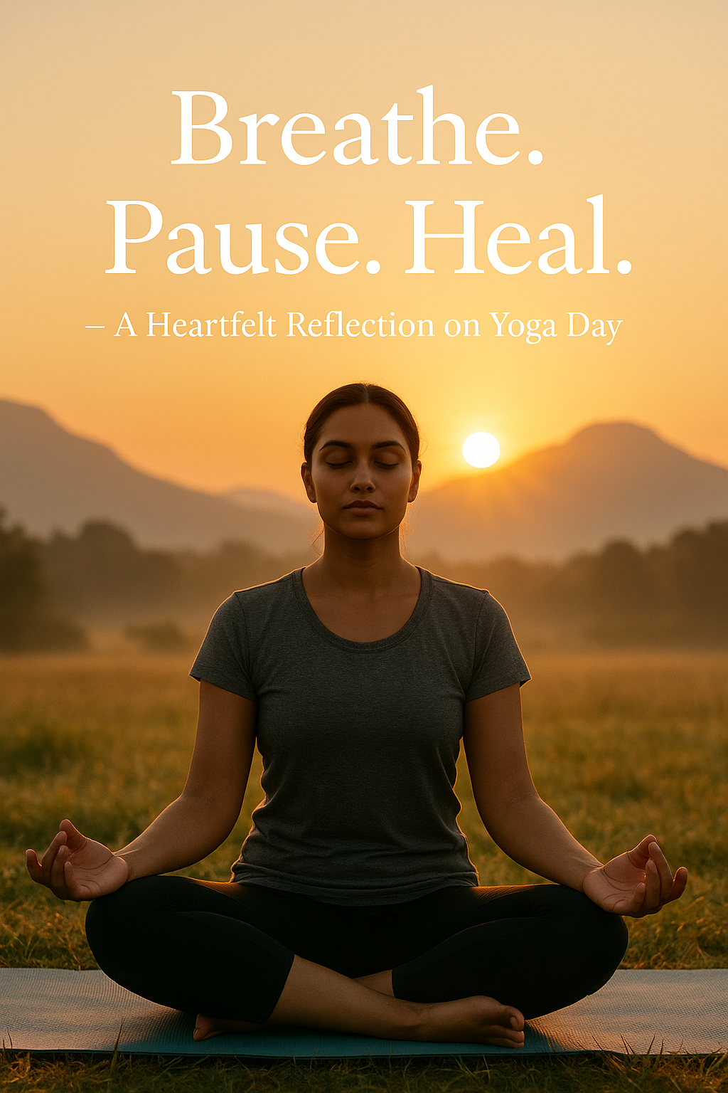 Breathe. Pause. Heal. — A Heartfelt Reflection on Yoga Day