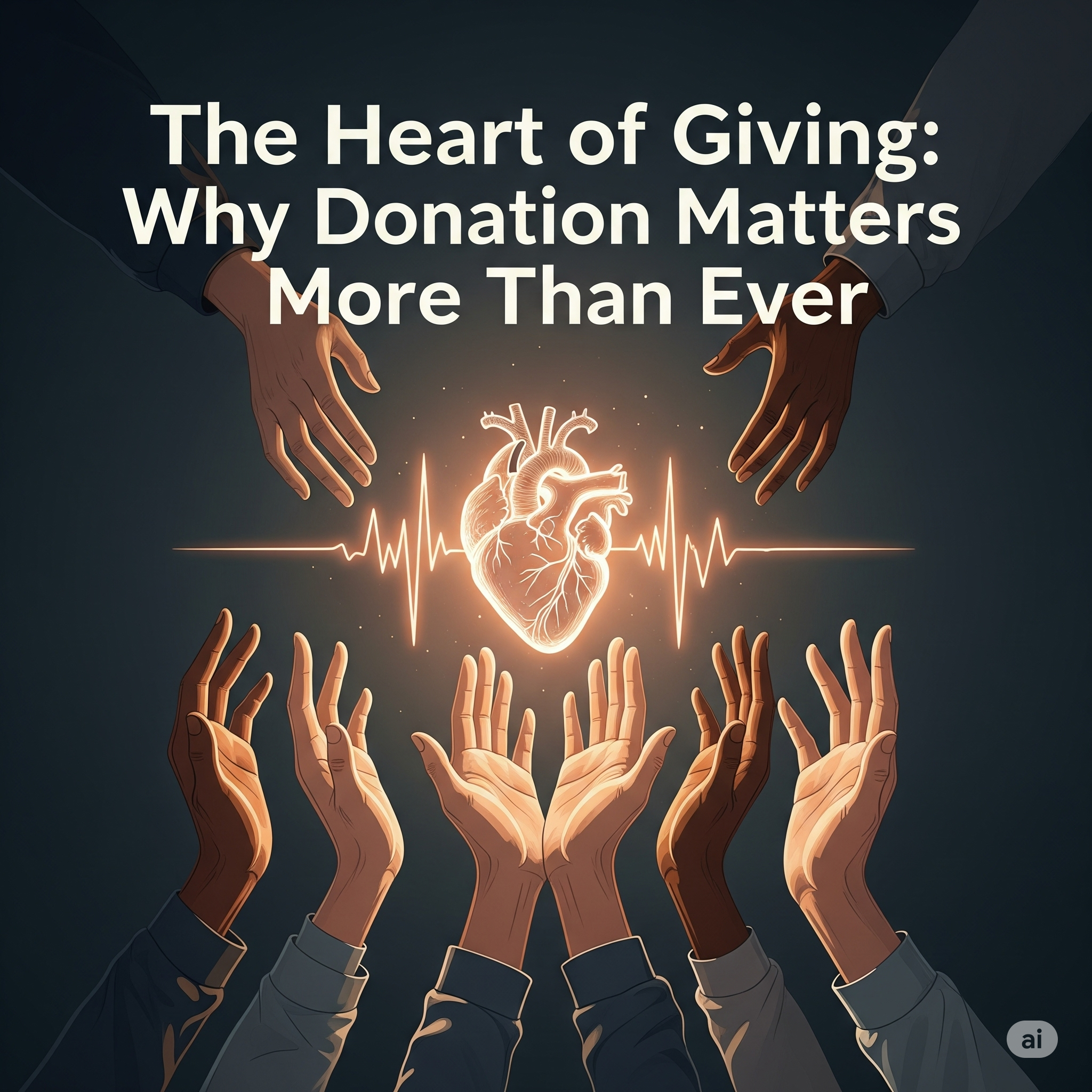 The Heart of Giving: Why Donation Matters More Than Ever